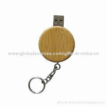 Wooden 8GB USB Flash Drive, Free Logo Cost, Uses Branded A Grade Microchips